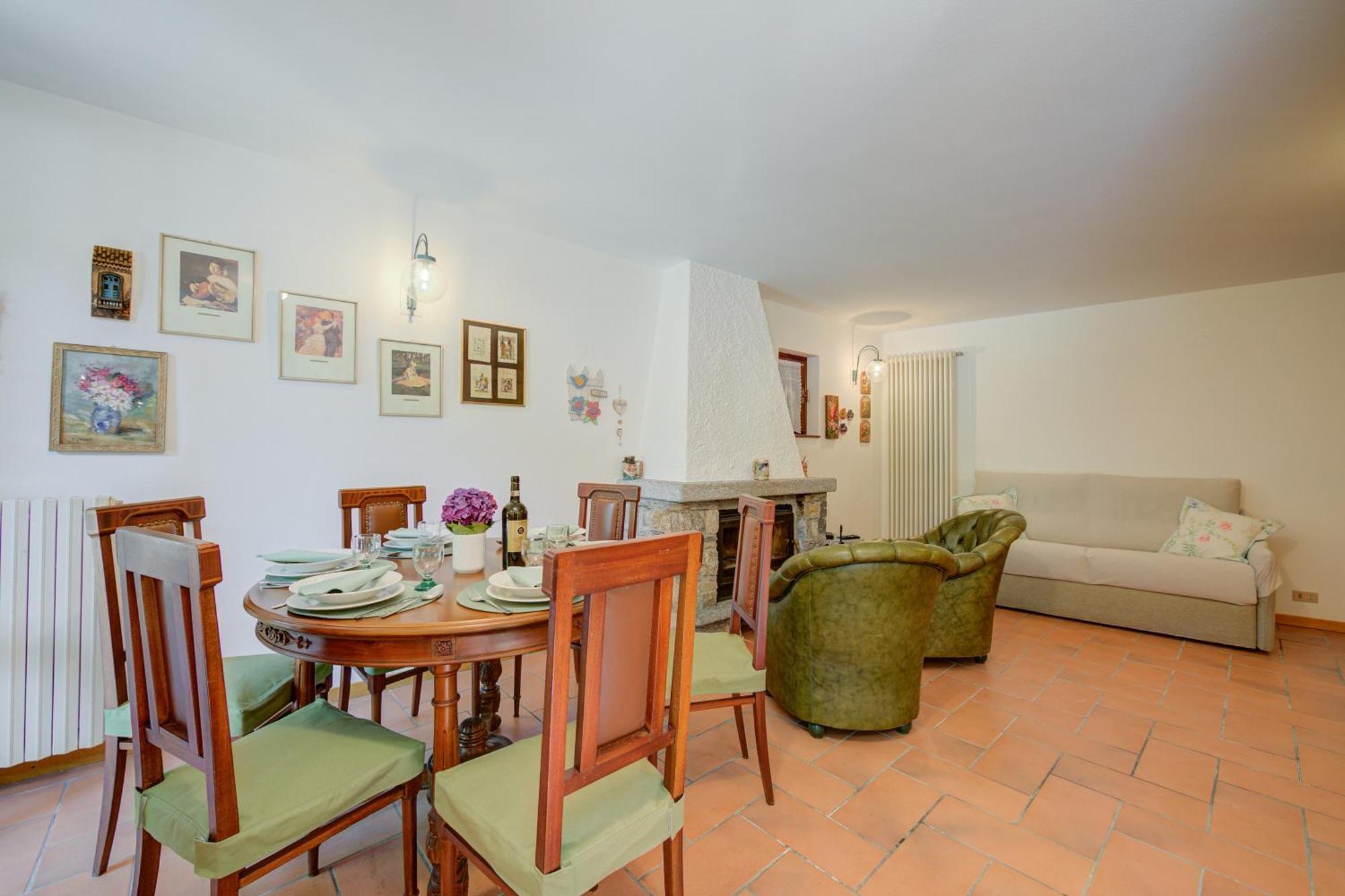 Villa Il Castagno Few Min From Beach - Happy Rentals Castelveccana المظهر الخارجي الصورة